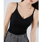スリムフィットキャミトップ 背中見せインナートップス 大人可愛い | SUNSHINE CLOSET | 詳細画像9 