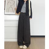 チェック柄ワイドパンツハイウエスト 秋冬 | SUNSHINE CLOSET | 詳細画像19 