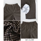 チェック柄ワイドパンツハイウエスト 秋冬 | SUNSHINE CLOSET | 詳細画像26 