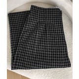 チェック柄ワイドパンツハイウエスト 秋冬 | SUNSHINE CLOSET | 詳細画像29 