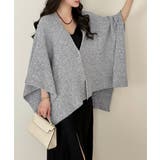 ニットショール ポンチョカーディガン秋冬 | SUNSHINE CLOSET | 詳細画像11