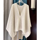 ニットショール ポンチョカーディガン秋冬 | SUNSHINE CLOSET | 詳細画像17