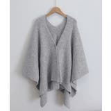 ニットショール ポンチョカーディガン秋冬 | SUNSHINE CLOSET | 詳細画像23