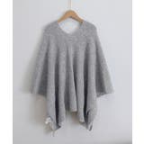 ニットショール ポンチョカーディガン秋冬 | SUNSHINE CLOSET | 詳細画像24