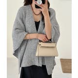 ニットショール ポンチョカーディガン秋冬 | SUNSHINE CLOSET | 詳細画像3