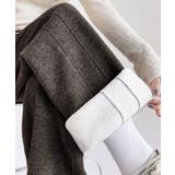 ヘリンボーン柄ワイドパンツレディース美脚 | SUNSHINE CLOSET | 詳細画像1 