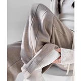 ヘリンボーン柄ワイドパンツレディース美脚 | SUNSHINE CLOSET | 詳細画像16 