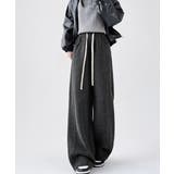 ヘリンボーン柄ワイドパンツレディース美脚 | SUNSHINE CLOSET | 詳細画像7 