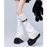 地雷系ベルトチェーンレッグウォーマー サブカル風ルーズソックス Y2Kレッグカバ… | SUNSHINE CLOSET | 詳細画像1