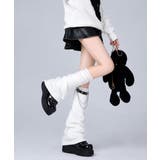 地雷系ベルトチェーンレッグウォーマー サブカル風ルーズソックス Y2Kレッグカバ… | SUNSHINE CLOSET | 詳細画像3