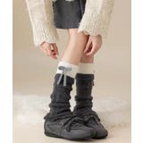 配色デザインルーズレッグカバー 大人可愛いガーリー防寒あったか秋冬靴下バレエコア… | SUNSHINE CLOSET | 詳細画像16 