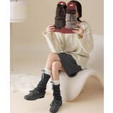 配色デザインルーズレッグカバー 大人可愛いガーリー防寒あったか秋冬靴下バレエコア… | SUNSHINE CLOSET | 詳細画像18 