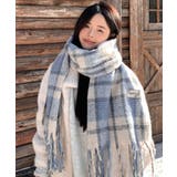 あったか防寒シャギーニットマフラーフリンジストール秋冬小顔見えワイドマフラー大人… | SUNSHINE CLOSET | 詳細画像13