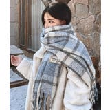 あったか防寒シャギーニットマフラーフリンジストール秋冬小顔見えワイドマフラー大人… | SUNSHINE CLOSET | 詳細画像18