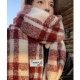 あったか防寒シャギーニットマフラーフリンジストール秋冬小顔見えワイドマフラー大人… | SUNSHINE CLOSET | 詳細画像2
