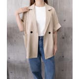 ドルマンショートスリーブジャケット サマーダブルブレストジャケット 韓国風 | SUNSHINE CLOSET | 詳細画像23 