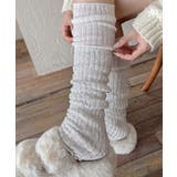 ラメスパンコール入りロングウォーマー おしゃれリブニットロングソックス靴下 切替… | SUNSHINE CLOSET | 詳細画像11