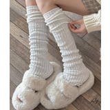 ラメスパンコール入りロングウォーマー おしゃれリブニットロングソックス靴下 切替… | SUNSHINE CLOSET | 詳細画像8