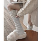 ラメスパンコール入りロングウォーマー おしゃれリブニットロングソックス靴下 切替… | SUNSHINE CLOSET | 詳細画像9