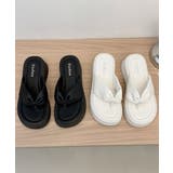 歩きやすい ボリュームプラットフォーム パフ風サマーサンダル | SUNSHINE CLOSET | 詳細画像16