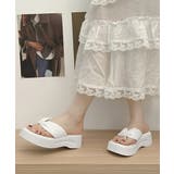 歩きやすい ボリュームプラットフォーム パフ風サマーサンダル | SUNSHINE CLOSET | 詳細画像6