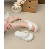 歩きやすい ボリュームプラットフォーム パフ風サマーサンダル | SUNSHINE CLOSET | 詳細画像9