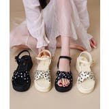 ドット柄サンダル 歩きやすいサマーシューズ 韓国ファッション | SUNSHINE CLOSET | 詳細画像11
