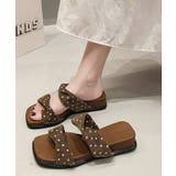 ツイストベルトサンダル フラットミュールレディース 美脚見え歩きやすいサンダル | SUNSHINE CLOSET | 詳細画像12
