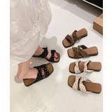 ツイストベルトサンダル フラットミュールレディース 美脚見え歩きやすいサンダル | SUNSHINE CLOSET | 詳細画像16