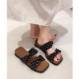 ツイストベルトサンダル フラットミュールレディース 美脚見え歩きやすいサンダル | SUNSHINE CLOSET | 詳細画像2