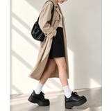 レースアップマニッシュシューズ ラウンドトゥ Uチップレディース黒靴 | SUNSHINE CLOSET | 詳細画像12