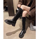 ラウンドトゥ ジョッキーブーツレディース ボリュームソール | SUNSHINE CLOSET | 詳細画像17