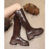 ラウンドトゥ ジョッキーブーツレディース ボリュームソール | SUNSHINE CLOSET | 詳細画像20