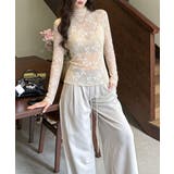 透け感 可愛いレース風カットソー レディース大人ガーリー韓国風フェミニンレイヤー… | SUNSHINE CLOSET | 詳細画像15