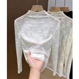 透け感 可愛いレース風カットソー レディース大人ガーリー韓国風フェミニンレイヤー… | SUNSHINE CLOSET | 詳細画像18