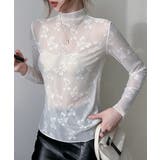 透け感 可愛いレース風カットソー レディース大人ガーリー韓国風フェミニンレイヤー… | SUNSHINE CLOSET | 詳細画像4