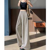 レディース ハイウエスガウチョパンツ ゆったりタックパンツ着やせ | SUNSHINE CLOSET | 詳細画像15 