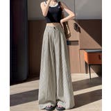 レディース ハイウエスガウチョパンツ ゆったりタックパンツ着やせ | SUNSHINE CLOSET | 詳細画像17 