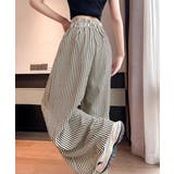 レディース ハイウエスガウチョパンツ ゆったりタックパンツ着やせ | SUNSHINE CLOSET | 詳細画像6 