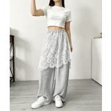 ワイドスウェットレディース おしゃれバルーンパンツカジュアル ウエストゴムパンツ | SUNSHINE CLOSET | 詳細画像2