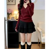 上品 細身柔らかセーター 袖口ゴールド釦 | SUNSHINE CLOSET | 詳細画像19 