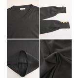 上品 細身柔らかセーター 袖口ゴールド釦 | SUNSHINE CLOSET | 詳細画像28 