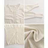 レディース上品ウエストシェイプ長袖トップス 前開きニットセーターコンパクト丈大人… | SUNSHINE CLOSET | 詳細画像26 