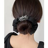 光沢感シュシュ 大人可愛いヘアゴム 華やか髪飾りきれいめヘアアクセサリー韓国風 | SUNSHINE CLOSET | 詳細画像5