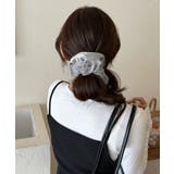 オーガンジーサテン ギャザーシュシュ 透け感シアー髪飾り | SUNSHINE CLOSET | 詳細画像16 