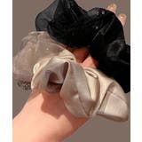 オーガンジーサテン ギャザーシュシュ 透け感シアー髪飾り | SUNSHINE CLOSET | 詳細画像23 