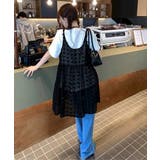 シアーロングキャミソールレディース レイヤード重ね着コーデ ギャザーキャミ | SUNSHINE CLOSET | 詳細画像15 