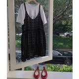 シアーロングキャミソールレディース レイヤード重ね着コーデ ギャザーキャミ | SUNSHINE CLOSET | 詳細画像18 