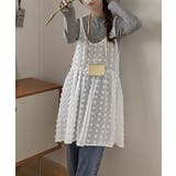 シアーロングキャミソールレディース レイヤード重ね着コーデ ギャザーキャミ | SUNSHINE CLOSET | 詳細画像7 