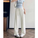 ワイドパンツレディースきれいめ春夏秋 おしゃれパンツカジュアル楽ちんパンツウエス… | SUNSHINE CLOSET | 詳細画像12